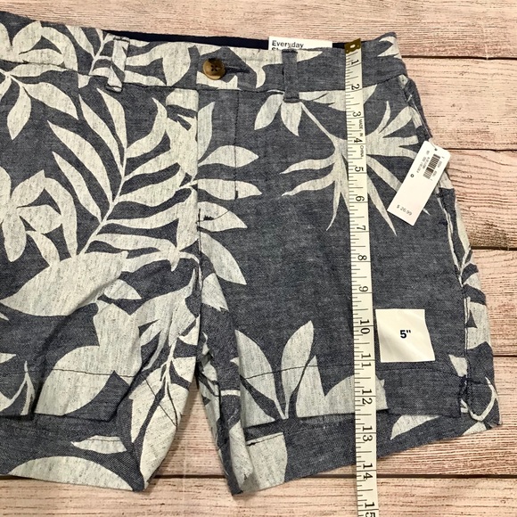 NWT Old Navy Mid-Rise Printed Linen Blend Size 0 - Picture 6 of 6